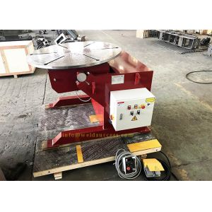 2T Rotory And Tiltling Welding Positioner With Foot Pedal And Hand Box