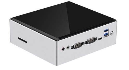 LPDDR4 Dual Lan Mini PC , Gaming Desktop Computers Intel Core I3/I5/I7 Fan