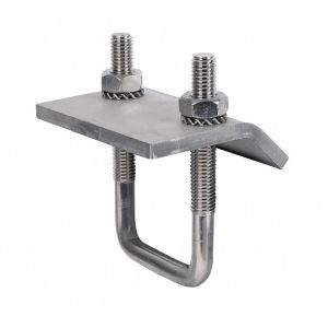 Electrogalvanized M8 M10 U Bolt SS Beam Clamp Polishing Custom U 3 Inch Clamp