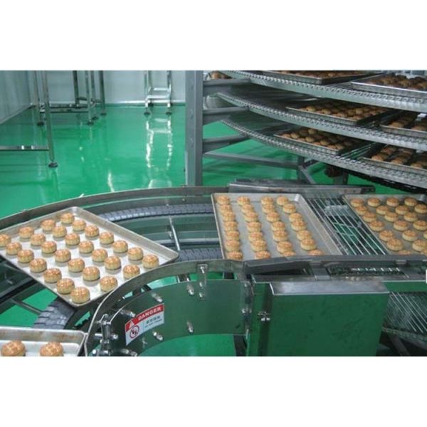 Factory Stainless Steel Vertical Screw Conveyor Bread Cooling Spiral Tower