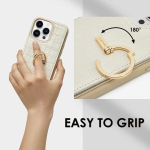 iPhone 13Pro Max 6.7 "-, wallet case with card holder, leather protective case