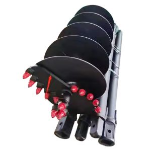 Customized screw pile driver excavators and deep hole drilling rigs for pile