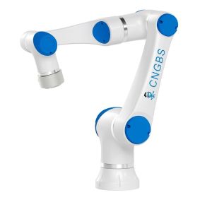 Flexible And Light CNGBS Robots With Cobot Gripper And AGV Trolley For Carrying