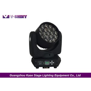 12w X 19pcs Rgbw 4 In 1 Dmx Moving Head LED Lights With Zoom Function