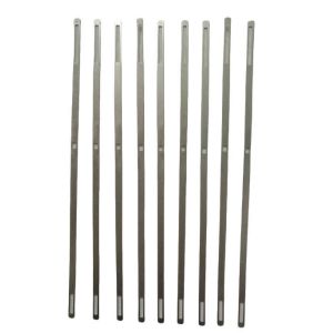 China Precision ±0.01 mm Stainless Steel Heald Wire for Zipper Needle Loom - Durable Zipper Machine Component on sale