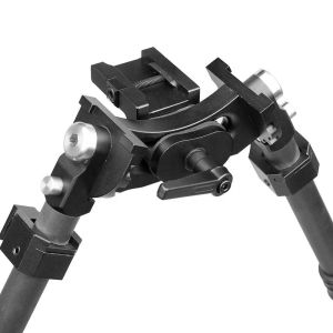 Adjustable Retractable Bipod for 22mm Hunting Scope Center Height 18-25cm