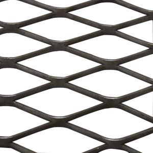 Low Carbon Steel Standard Size Expanded Metal Mesh For Garden Screen Panel