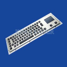 Panel Mount Illuminated Metal Keyboard With 65 Backlight Keys And Integrated