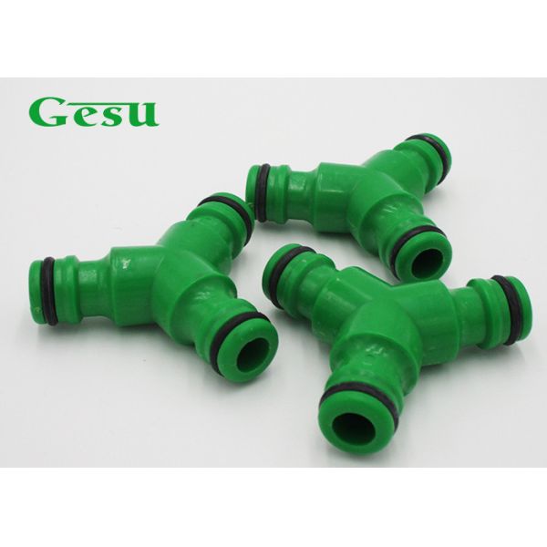 Y Type Plastic Garden Hose Connectors With Rubber Sealing Water Won'T Leak