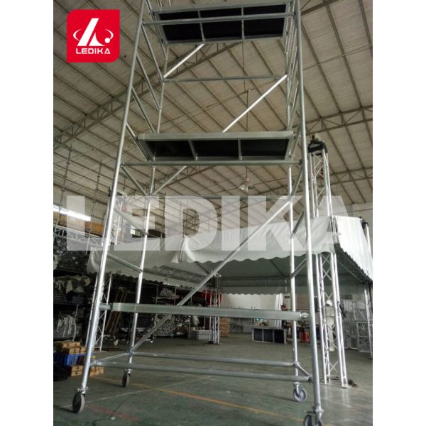 Quality Folding Step Bench Working Platform Aluminum Layer Truss Protable Work Bench wholesale