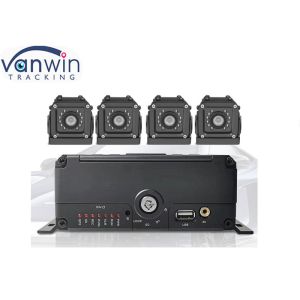 GPS 4 Channel Mobile DVR With For Vehicle'S Fleet Management
