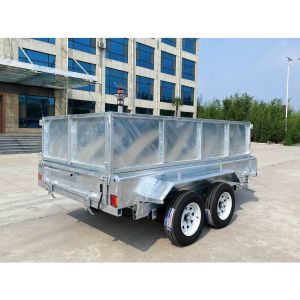 10*5 Double Box Type Trailer Agricultural Self Unloading Tipper Box Trailer