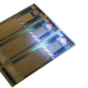 Custom Paper Stickers Permanent Adhesive Digital Printing Serial Number