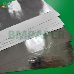 Single - Sided Aluminum Silver Metallized Wet Strength Paper For Beer Label 70g