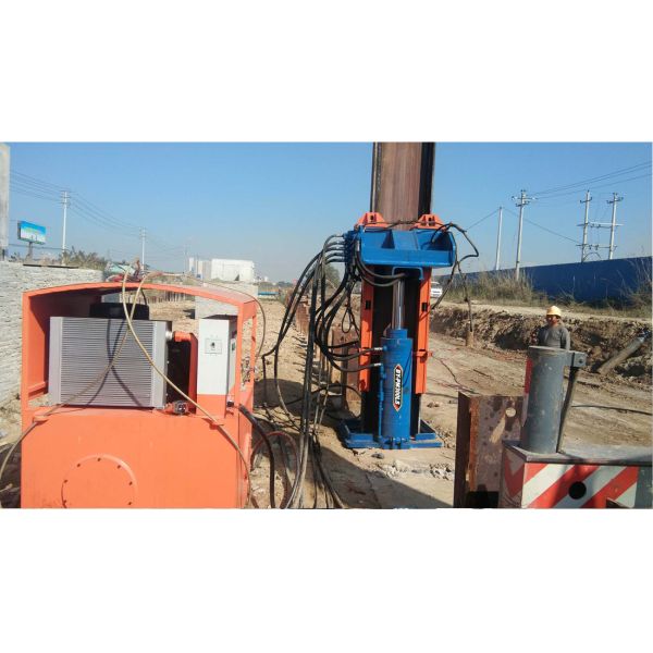 BEIYI hydraulic pile extractor static pressure pile pulling machine