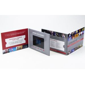 4.3 inch HD IPS screen LCD video brochure card LCD video mailer for brand