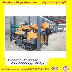 180 rubber crawler water well drilling rig