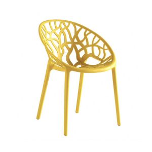 48cm Depth Rattan Garden Dining Chairs , Coloured Wicker Chairs SGS