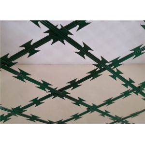 BTO 10 Pvc Coated Welded Concertina Razor Wire Fabric Frontier