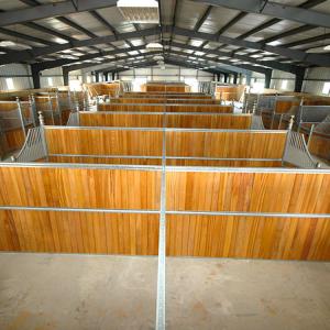 Cheap Caballerizas High Density Horse Stall Fronts , Natural Bamboo Portable Horse Stalls for sale