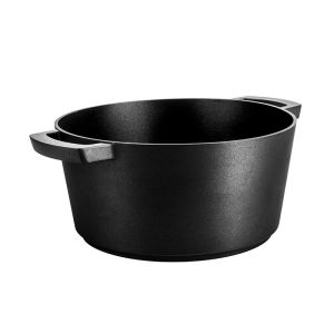 1.4kg Die Cast Cooking Pots Pfluon Coatinig Spill Proof 24cm Non Stick Pot