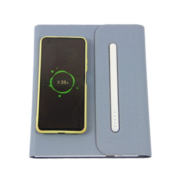 Quality Foldable Portable Wireless Charging Notebook Diary With Powerbank wholesale