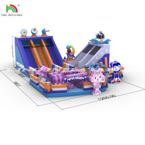 Combination Castle Inflatable Jumping Bouncy Castle Jumper Bouncer Waterslide