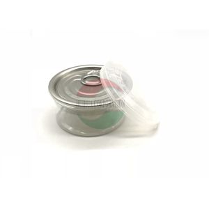 Small Size Clear Plastic Jars Easy Open Can With Customized Logo