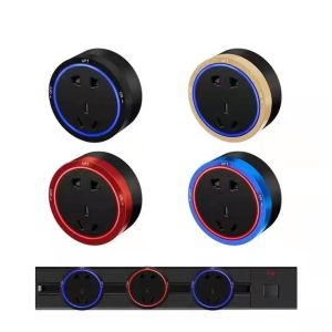 Cheap Electrical Outlet Connection Function Aluminum Wall Track Socket with 32A Rated Current for sale