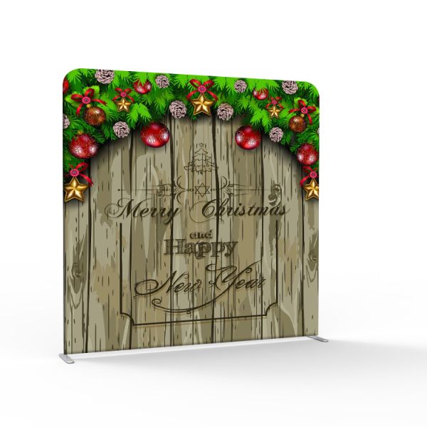 Collapsible 10X10 Trade Show Fabric Backdrop Practical Convenience No Chemical