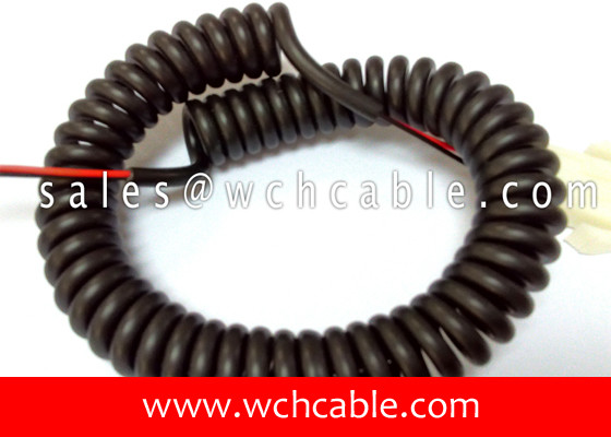 Quality UL21766 Heat Resistant Thermoplastic Jacket Spiral Cable 105C 300V wholesale