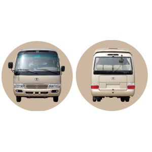 Right Hand Drive Vehicle 25 Seater Minibus 2+2 Layout With Air Conditioner
