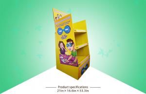 Cheap Custom 3 Shelf Cardboard Kid Glasses Display Stands to Arrrange Fulfillment In China Factory for sale