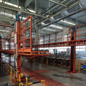 SKD CKD Bus Assembly Line Customized Frequency For Bus Production Plant