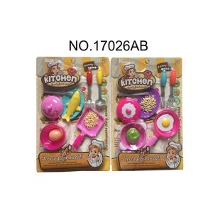 Harmless Childrens Toy Kitchen Sets for Pretend Play Cooking 10 Pcs 2 Assorted