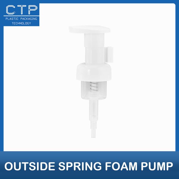 Quality 304/316 Spring 30mm Foam Pump With Method Of Lock With Clear Overcap wholesale