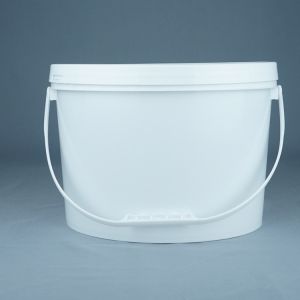 20 Liter Oval Plastic Bucket With Lid And Handle
