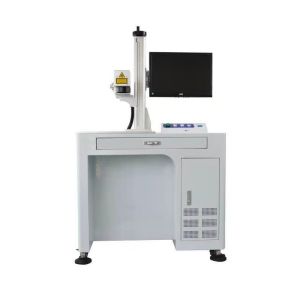 Buy cheap Desktop type fiber laser marking machine price for serial number plate laser from wholesalers