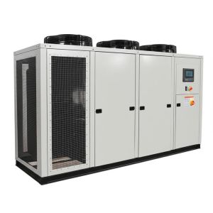 China PLC/Microcomputer Control System Industrial Chiller for R134A Refrigerant Cooling on sale