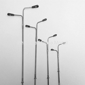 Cheap model  metal street lamp pole--1:150 metal lamp,scale street lamp metal lights,architectural model lamp post for sale