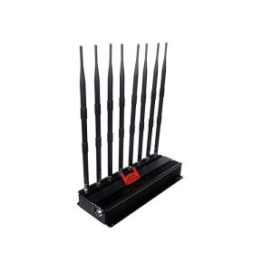 VHF UHF Mobile Phone Signal Jammer 8 Channels Omni Directional Antenna