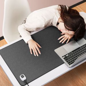 Leather Electric Heating Desk Pad With 45degrees Temperature Sheerfond