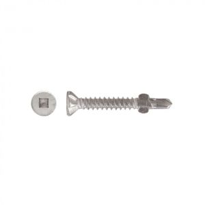 Galvanised Class 4 10G Self Drilling Screws 16 x 38mm Wing Tek Screws Countersun