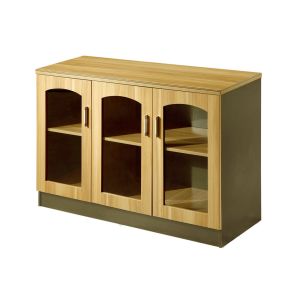 Coffee Area Low File Cabinet Panel Wood Style Knock Down Structure FG-1042