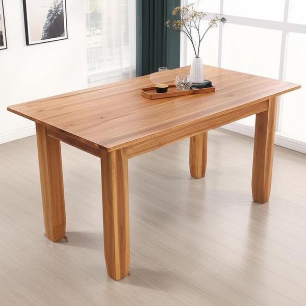 Quality 30kg Nordic Wooden Dining Table Classic Dining Room Table Set for Family Gathering Wood wholesale