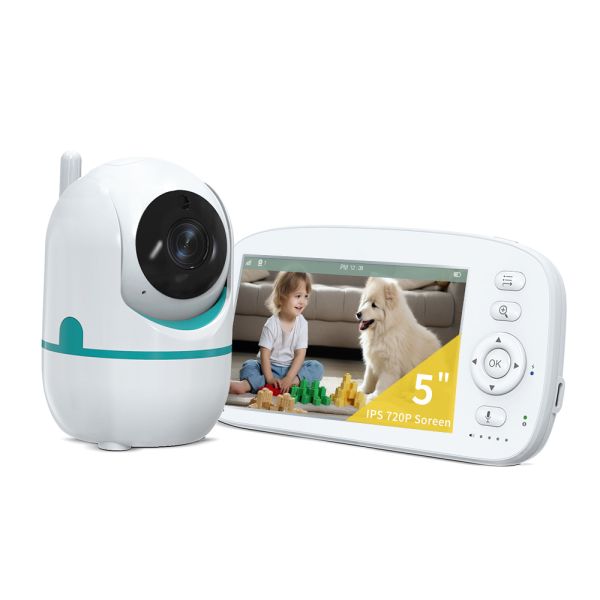 Quality HD Baby Monitor with X2x4 Zoom DC 5V 2A Power Supply and Split Screen for Multi-Camera Monitoring wholesale