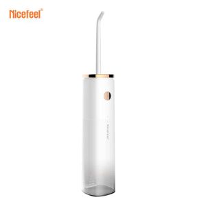China Portable Electric Rechargeable Oral Irrigator Cordless Water Flosser Teeth Cleaner on sale