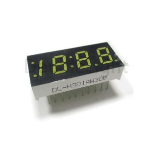 Cheap 0.32&quot; Triple Half Digit Numeric Displays , 18.8.8 Led Numeric Display Black Surface for sale