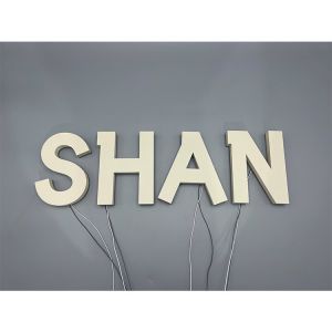 High Quality Luminous Resin Advertising Illuminated Sign 3d Led Letter