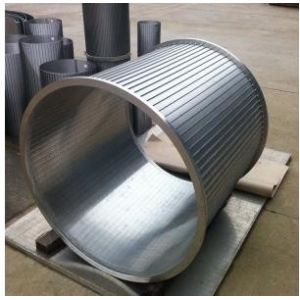Rounded Silver Screen Basket For Paper Industry with 0.1-0.55 Seam Size